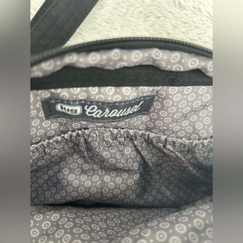 Lug Black Quilted Crossbody Bag - Picture 5 of 5